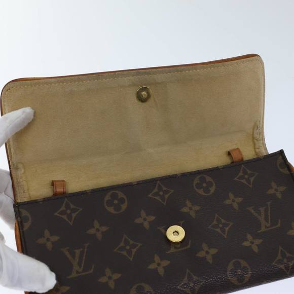 LOUIS VUITTON Monogram Pochette Twin GM Shoulder Bag M51852 LV Auth 70699 - Picture 7 of 16